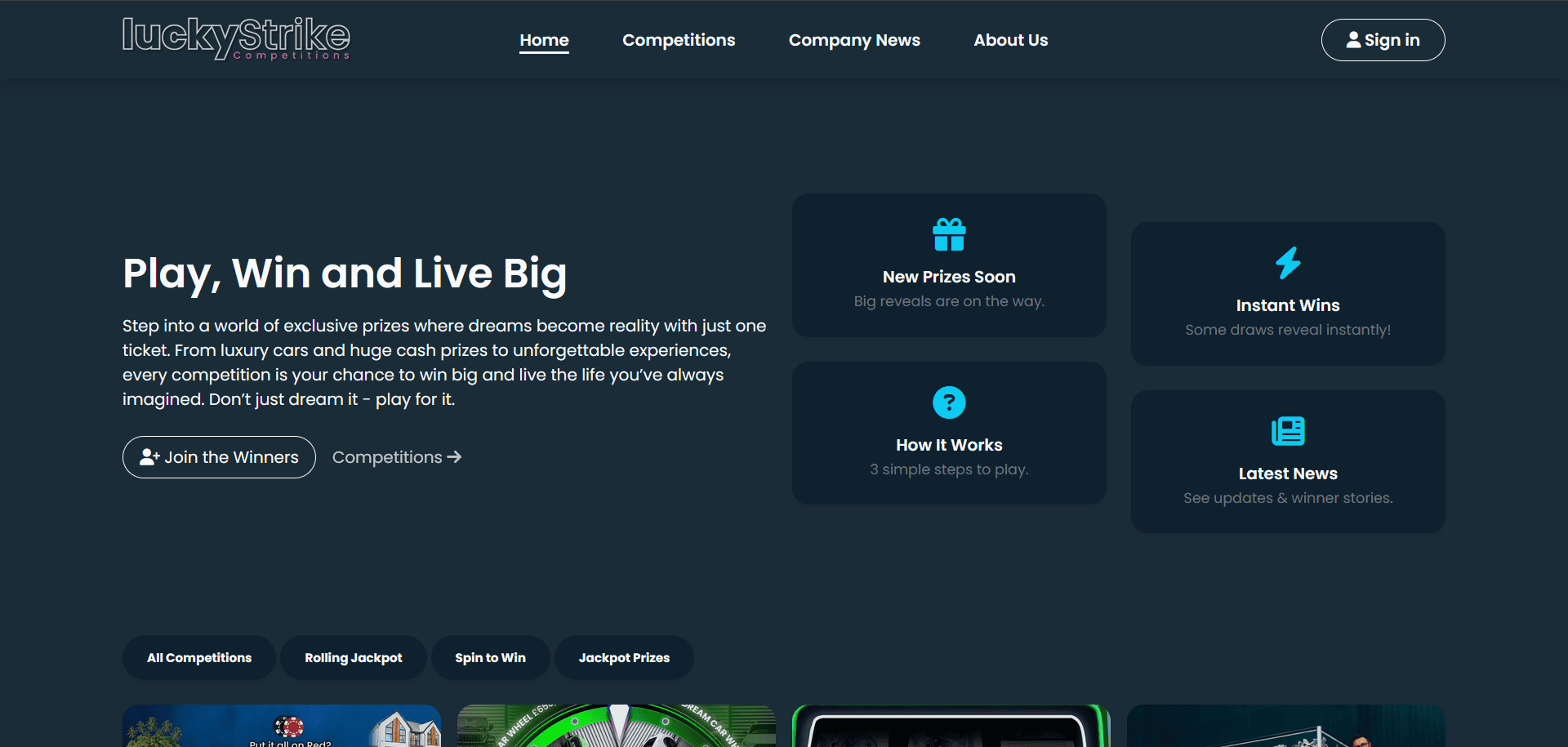 Lucky Strike Competitions